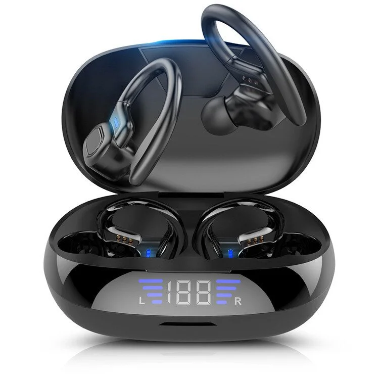 Touch Control LED Power Display Sport Headphones