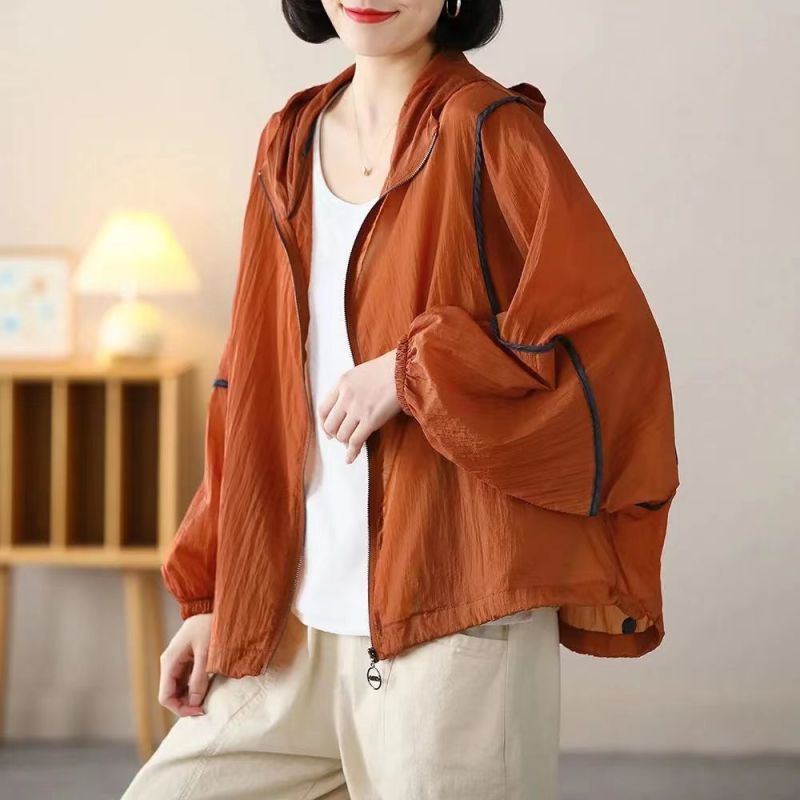 Maniros Hooded Spliced Jacket – Spring Break Dresses 2025  