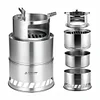Portable picnic folding wood stove camping outdoor stove wood stove
