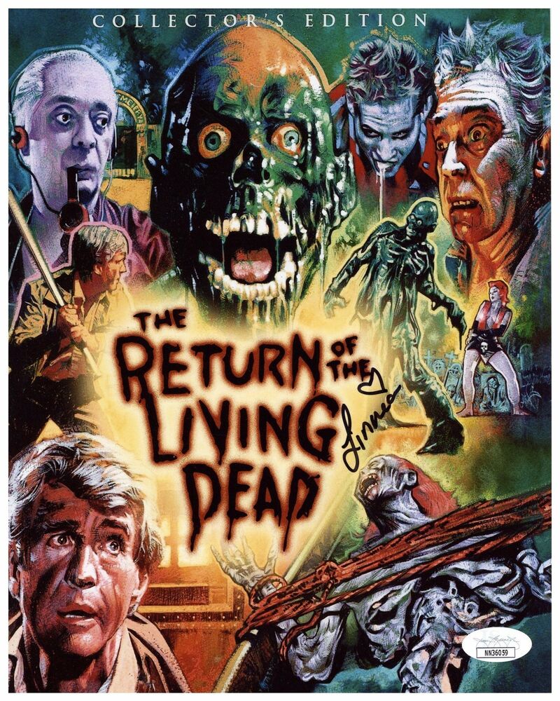 Linnea Quigley Autographed 8x10 Photo Poster painting The Return of the Living Dead Signed JSA 2