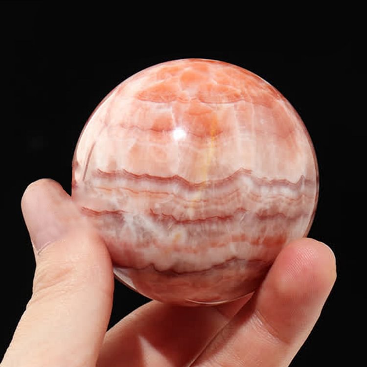 Rhodochrosite Healing Crystal Sphere
