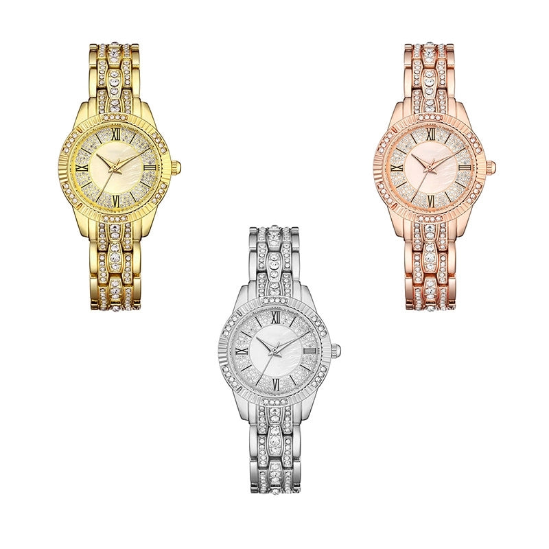 Casual Elegant Geometric Jewelry Buckle Quartz Watch Women's Watches