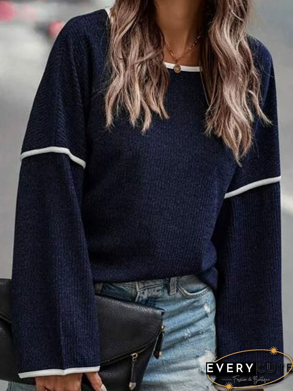 Crew Neck Casual Loose T-Shirt