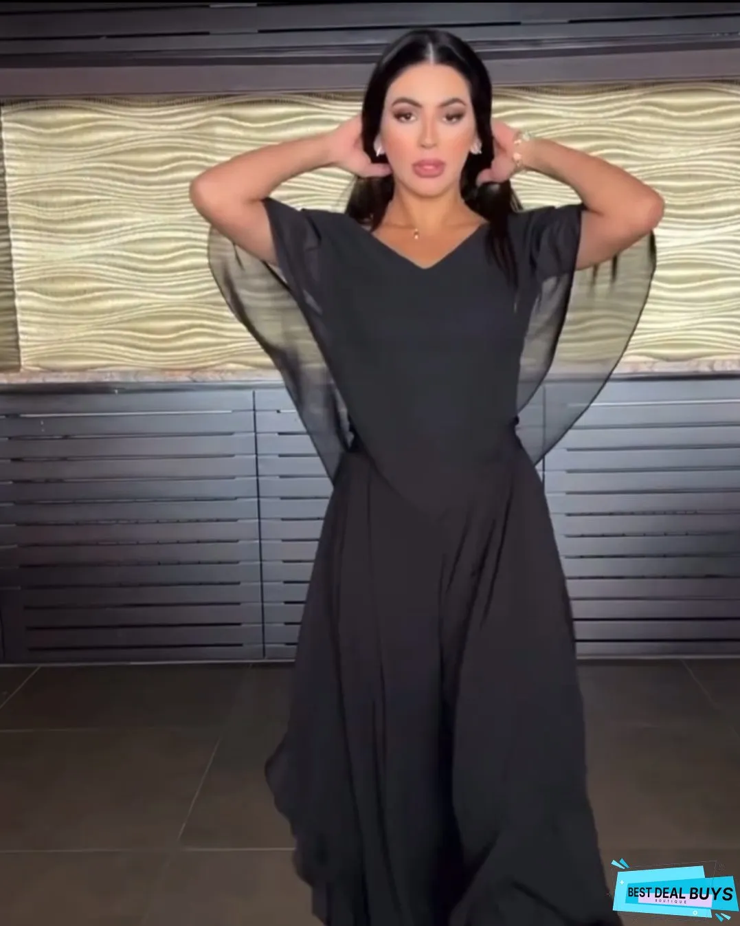 PENELOPE | ELEGANT BLACK DRESS/JUMPSUIT