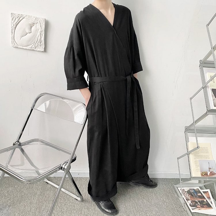 W1875 P100 Metsoul Jumpsuits-dark style-men's clothing-halloween