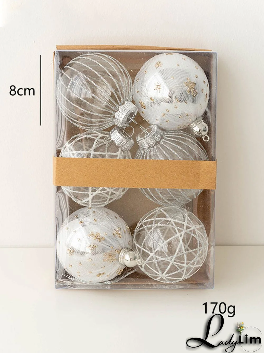 Christmas Painted Balls Christmas Tree Decoration Set