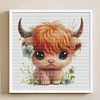 Cute Calf - 18CT Stamped Cross Stitch 30*30cm/11.81*11.81in