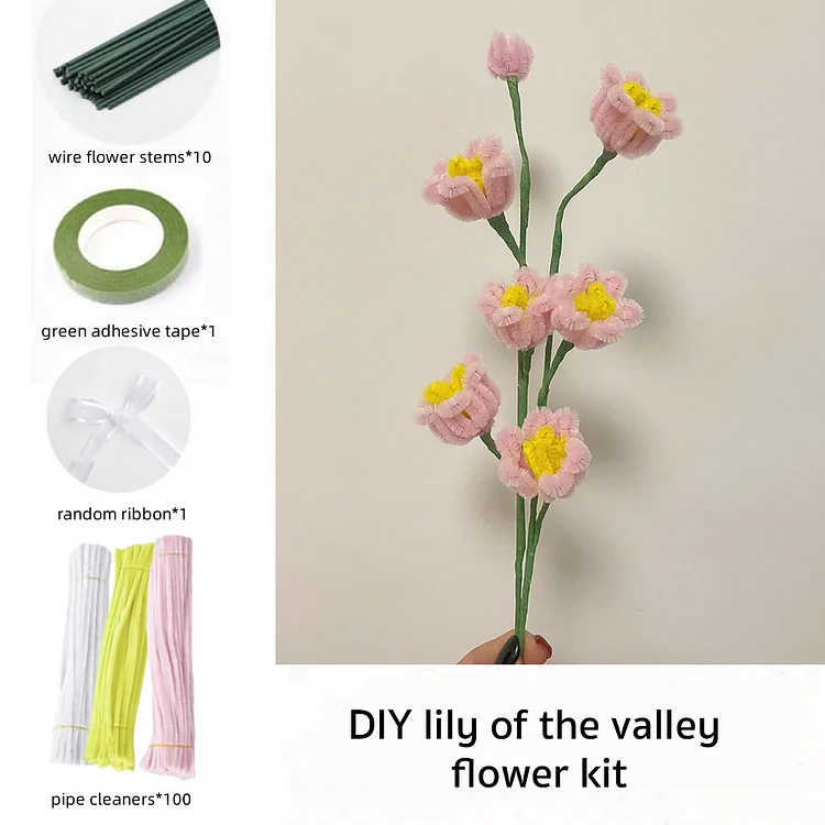 DIY Pipe Cleaners Kit - Lily Of The Valley