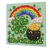 DIY Pre-Framed St- Patrick Day Button Art Canvas Kit