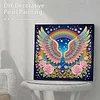 (25x25cm)DIY Rainbow Wing Framed Handmade Pearl Painting Art Craft Kit Living Home Decor