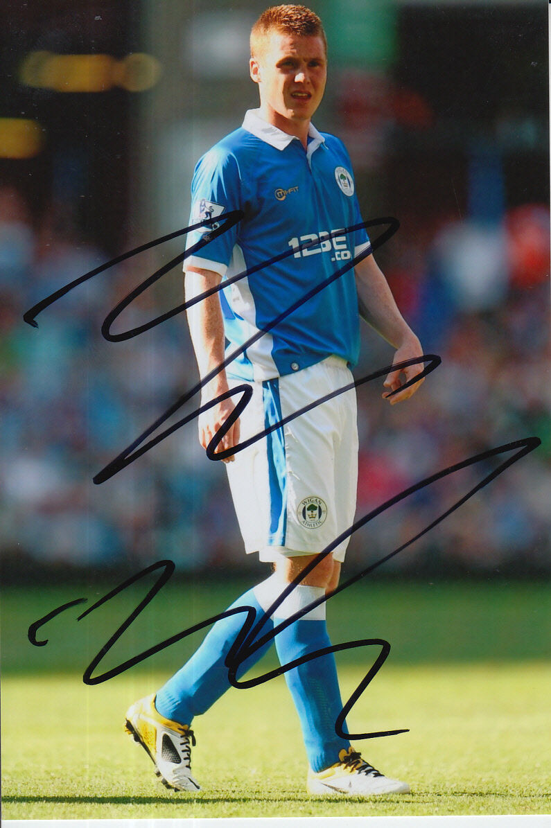 WIGAN HAND SIGNED JAMES MCCARTHY 6X4 Photo Poster painting 3.