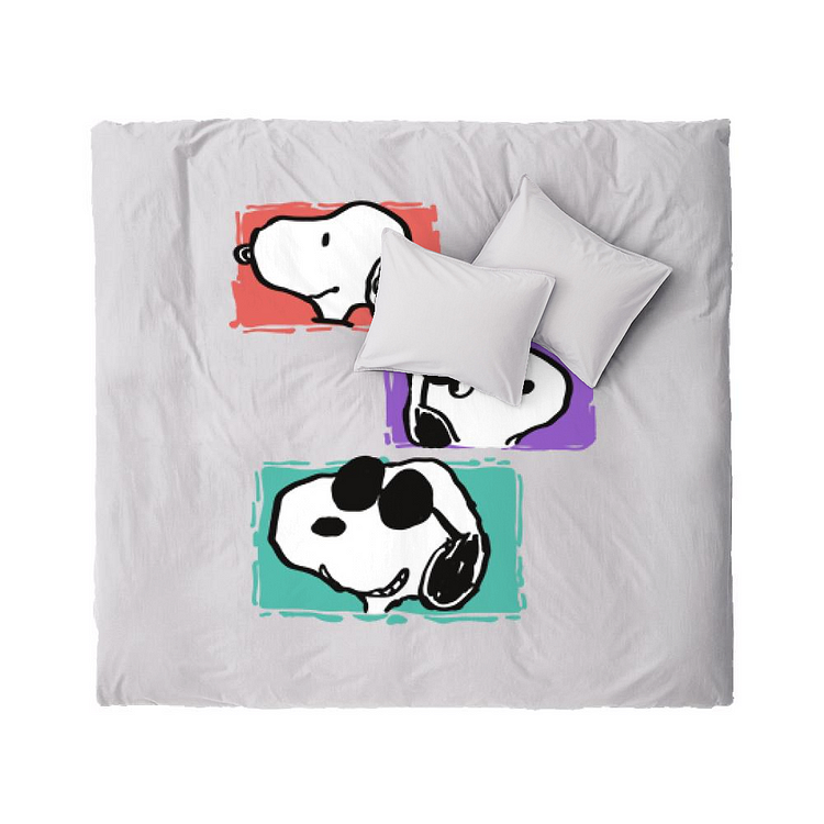 Different Mood, Snoopy Duvet Cover Set