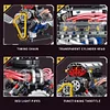 Motorised Hot Rod V8 Engine 665pcs
