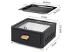 Outdoor barbecue grill stove tea making stove set barbecue stove home camping full set