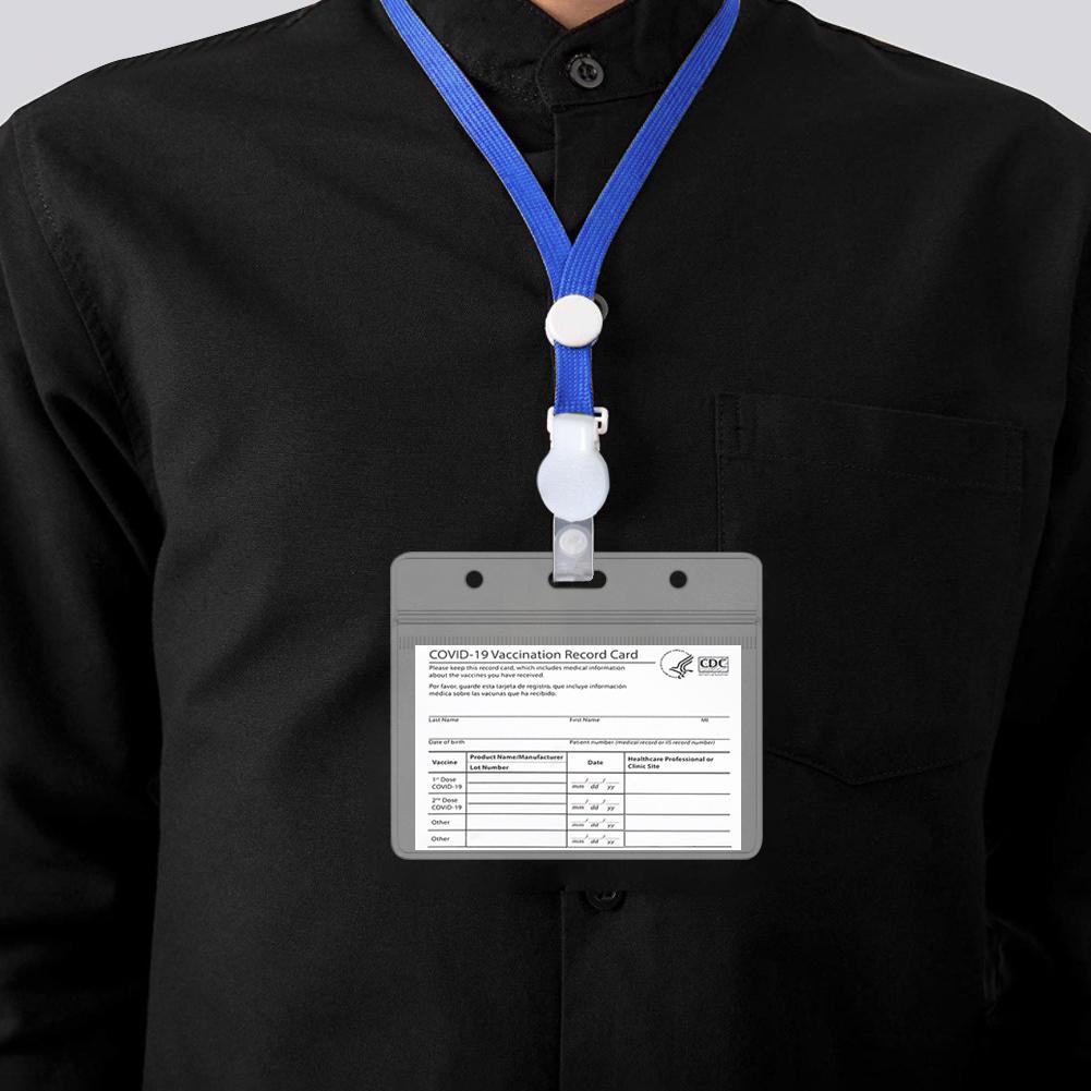

Waterproof 4x3 Vaccine Card Protector CDC Vaccination Cards Holder (5pcs), 501 Original