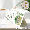12Pcs Bouquet DIY Diamond Painting Greeting Cards for Adult Holiday Gifts
