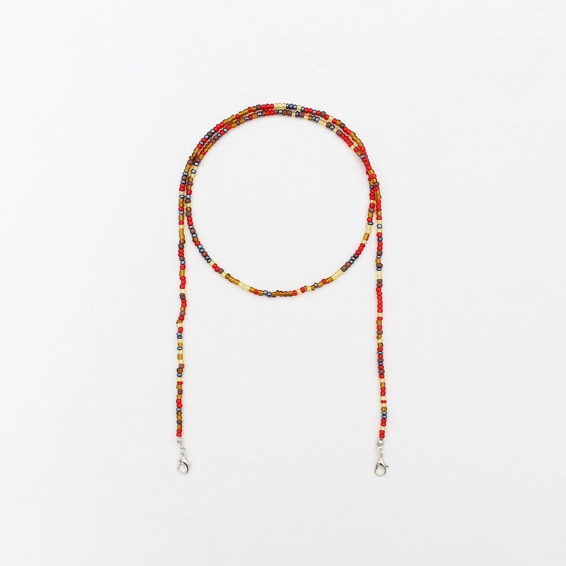 Casual Minimalist Geometric Crystal Unisex Glasses Chain