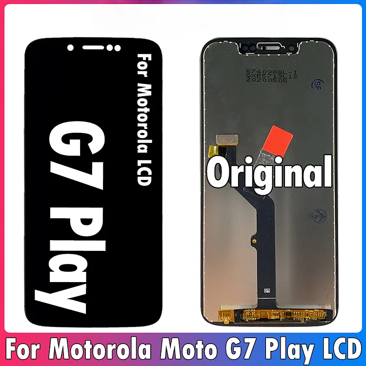 5.7" Original For Motorola Moto G7 Play LCD Display Touch Screen Digitizer Assembly For Moto XT1952-4 XT1952-5 LCD Replacement