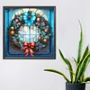 Christmas Wreath-Paint by Numbers Acrylic Painting 40*40CM