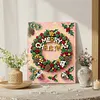 Diamond Painting-DIY Crystal Rhinestone Merry Christmas with Frame(40x30cm)