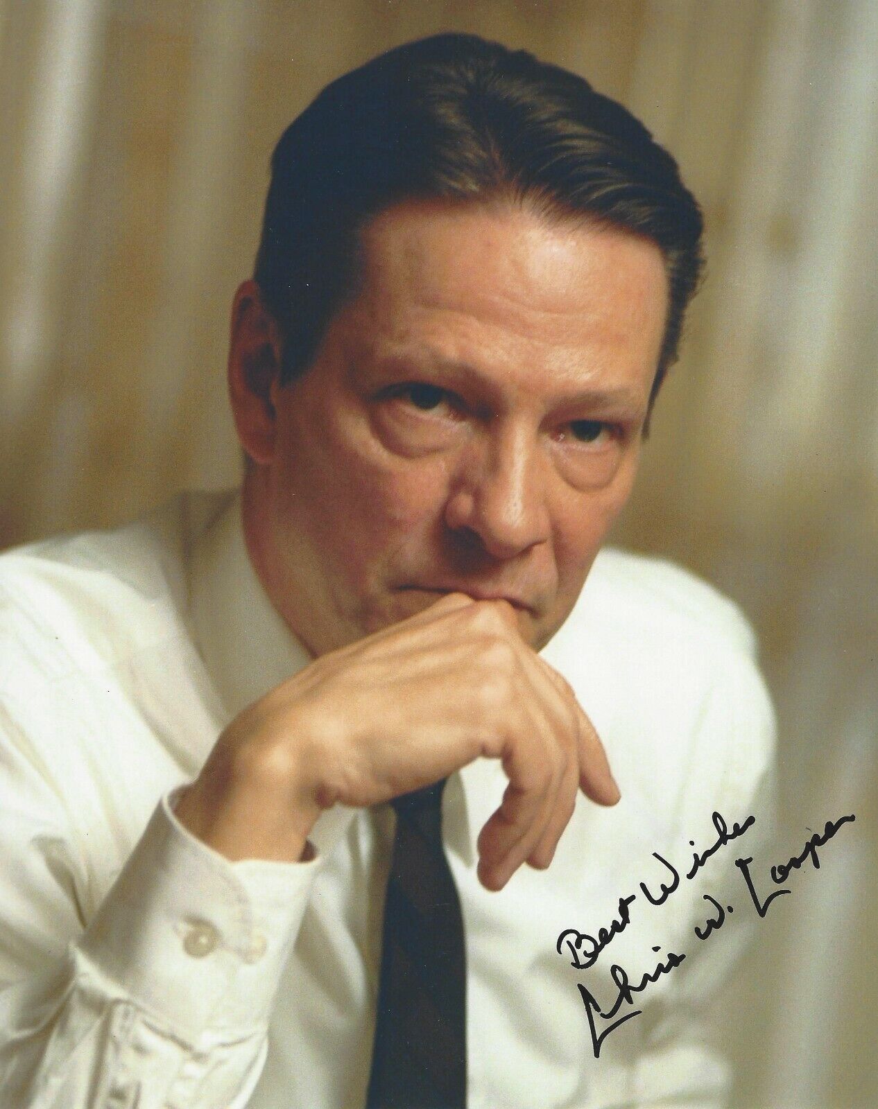 CHRIS COOPER SIGNED AUTHENTIC 'CAPOTE' 8x10 MOVIE Photo Poster painting w/COA ACTOR