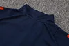 Joyfball 2024/2025 Italy Long Zipped Jacket Royal Blue Soccer Jersey 1:1 Thai Quality 