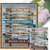 (US Only)Signboard Printed Cross Stitch Kit 40x50cm DIY 11CT Embroidery Craft Set Decor