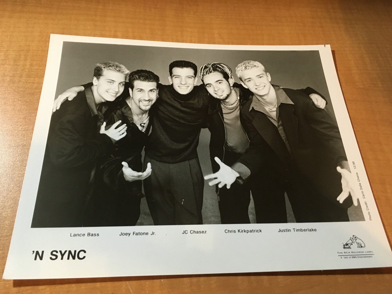 N Sync Justin Timberlake Joey Fatone Lance Bass 1998 8 x 10