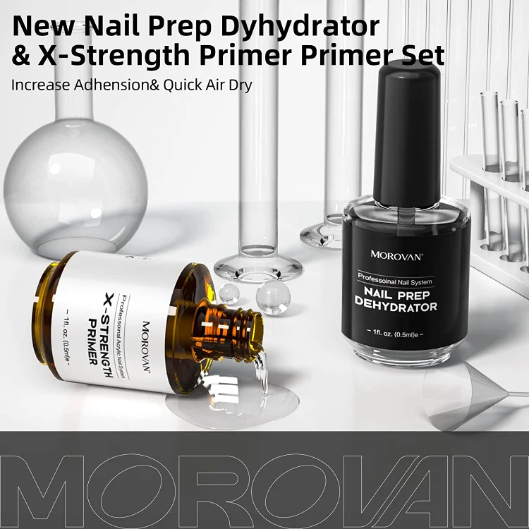 Nail Primer and Dehydrator for Acrylic Nails | MOROVAN