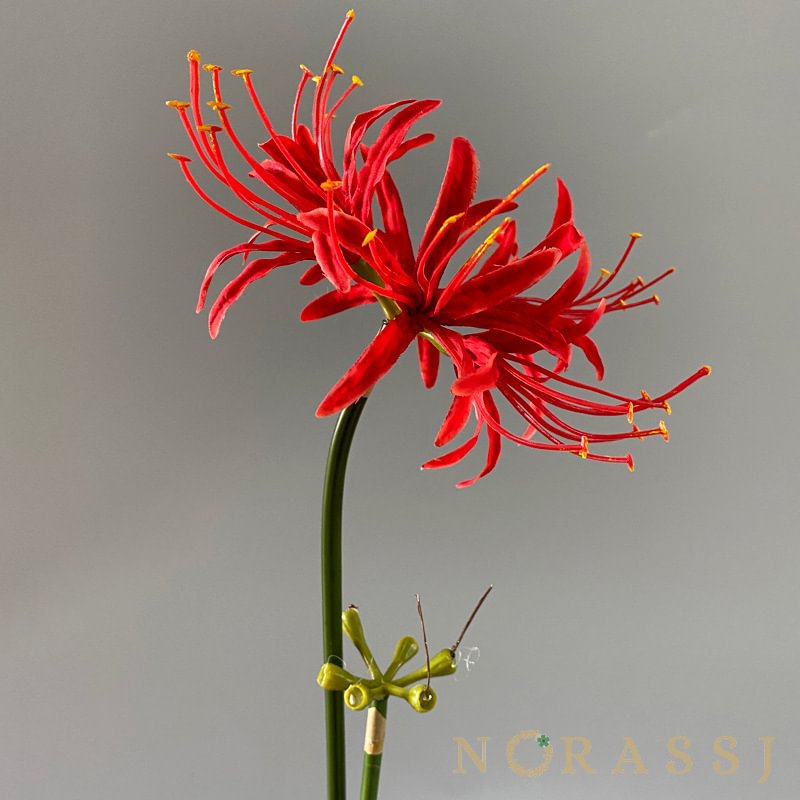 Artificial Red Lycoris Radiata Fake Flower