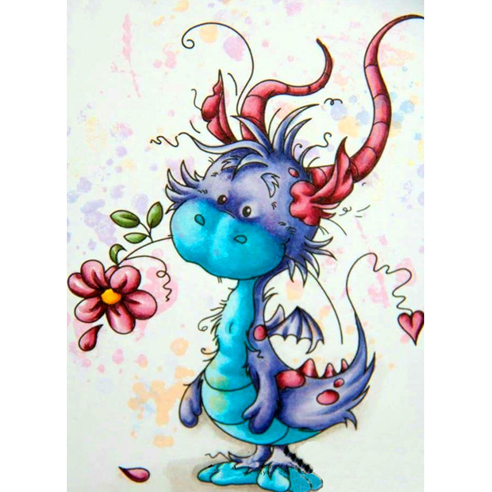 

Cute Dinosaur - Round Drill Diamond Painting - 30*40CM, 501 Original