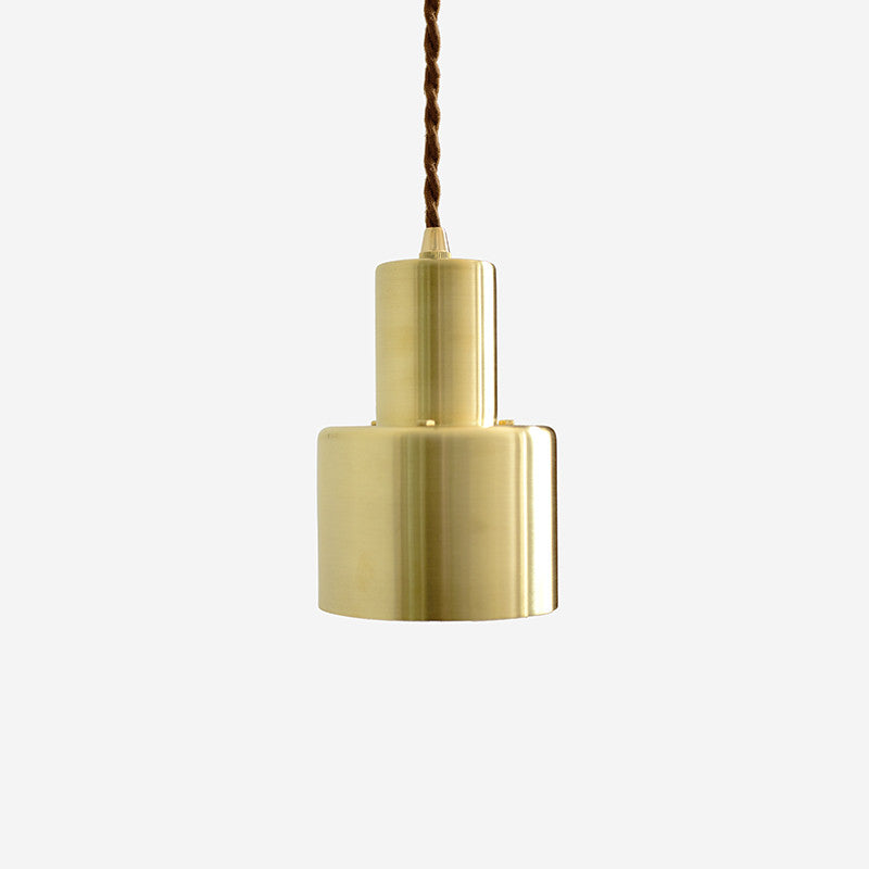 Smith's Brushed Brass Pendant Light