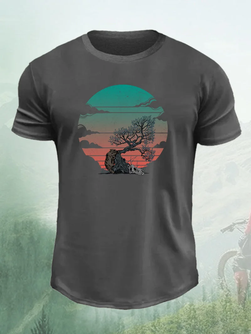 Men's Outdoor Bear and Summer Short-Sleeved Shirt in  mildstyles