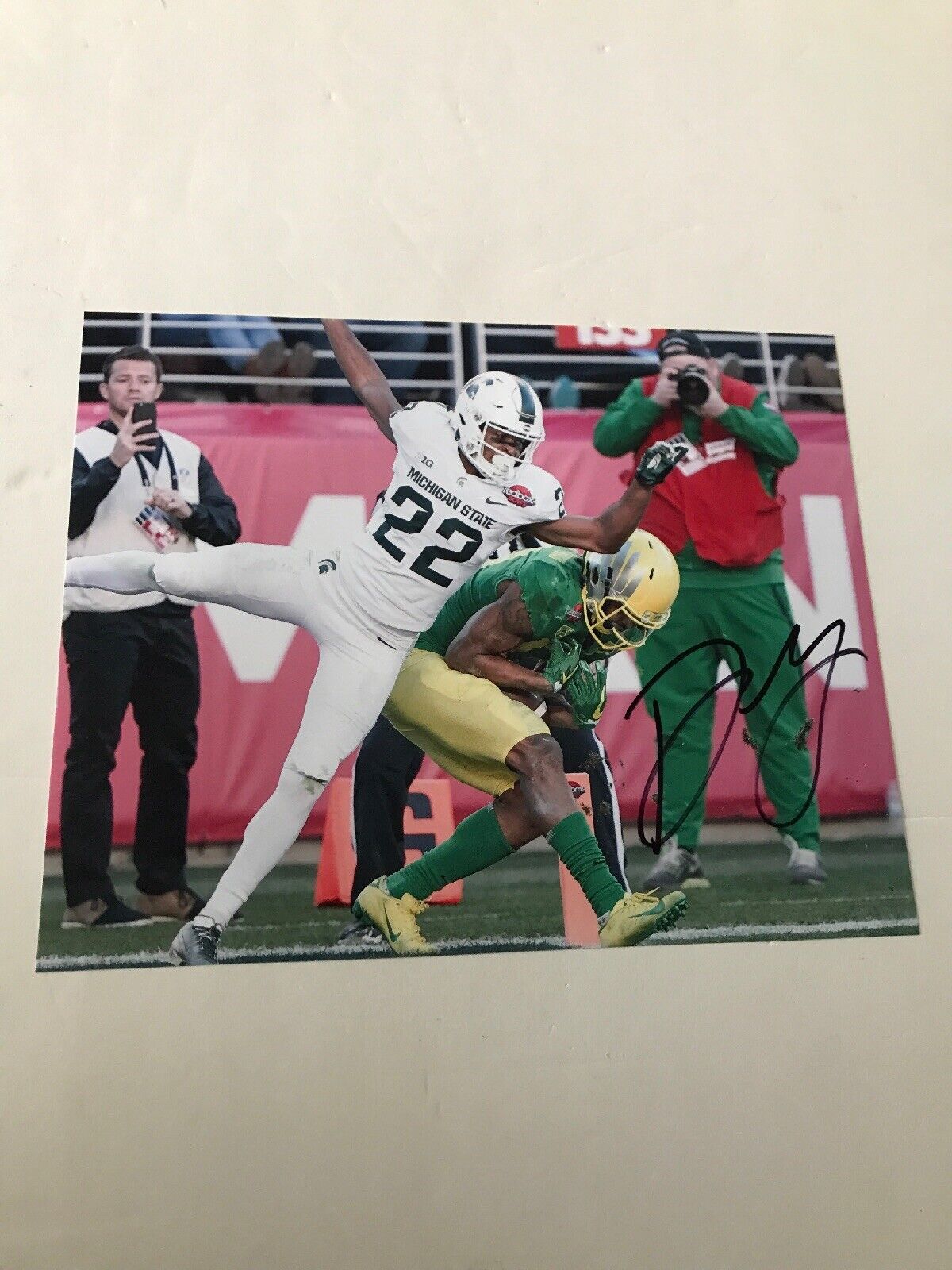 Dillon Mitchell Oregon Ducks signed autographed 8x10 football Photo Poster painting 2019 NFL D