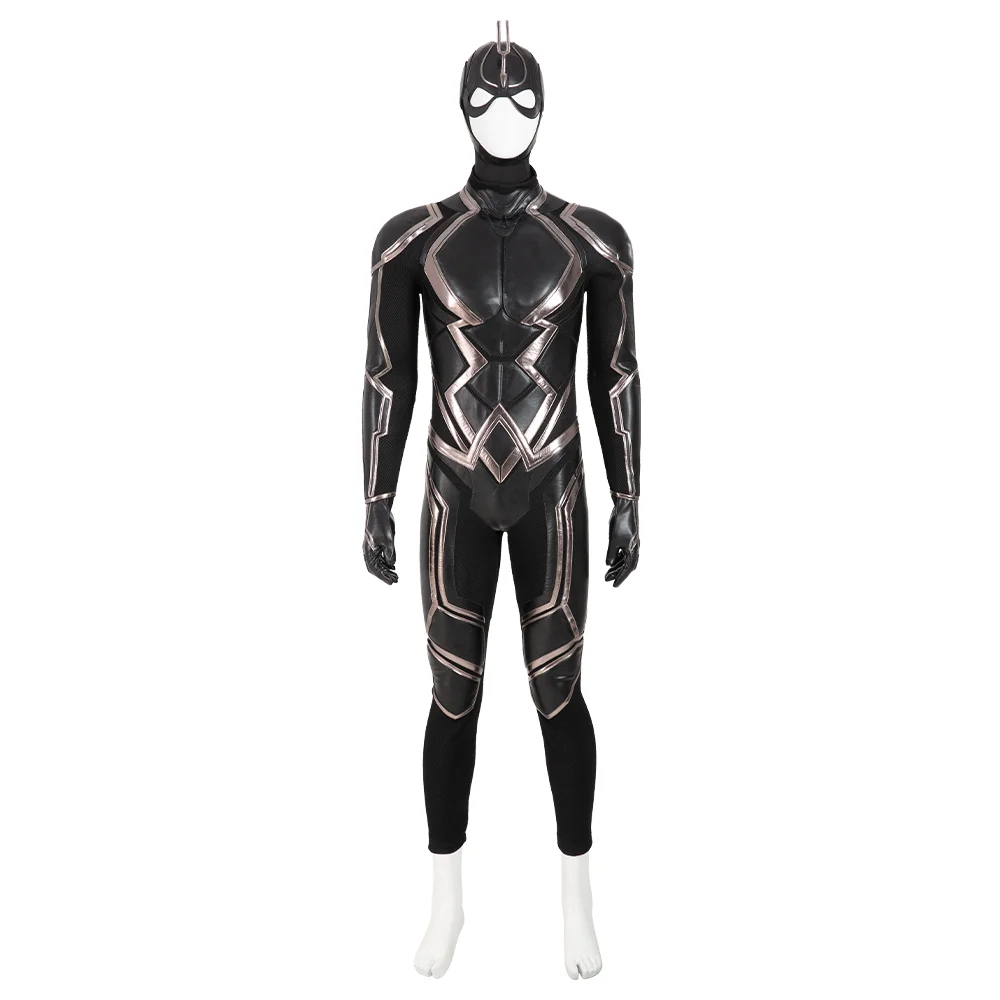 Black Bolt Cosplay Costume Mavel Blackagar Boltagon Halloween Suit