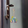 (US Only)PET Double Sided Special Shaped Easter Alphabet DIY Diamond Painting Keychain