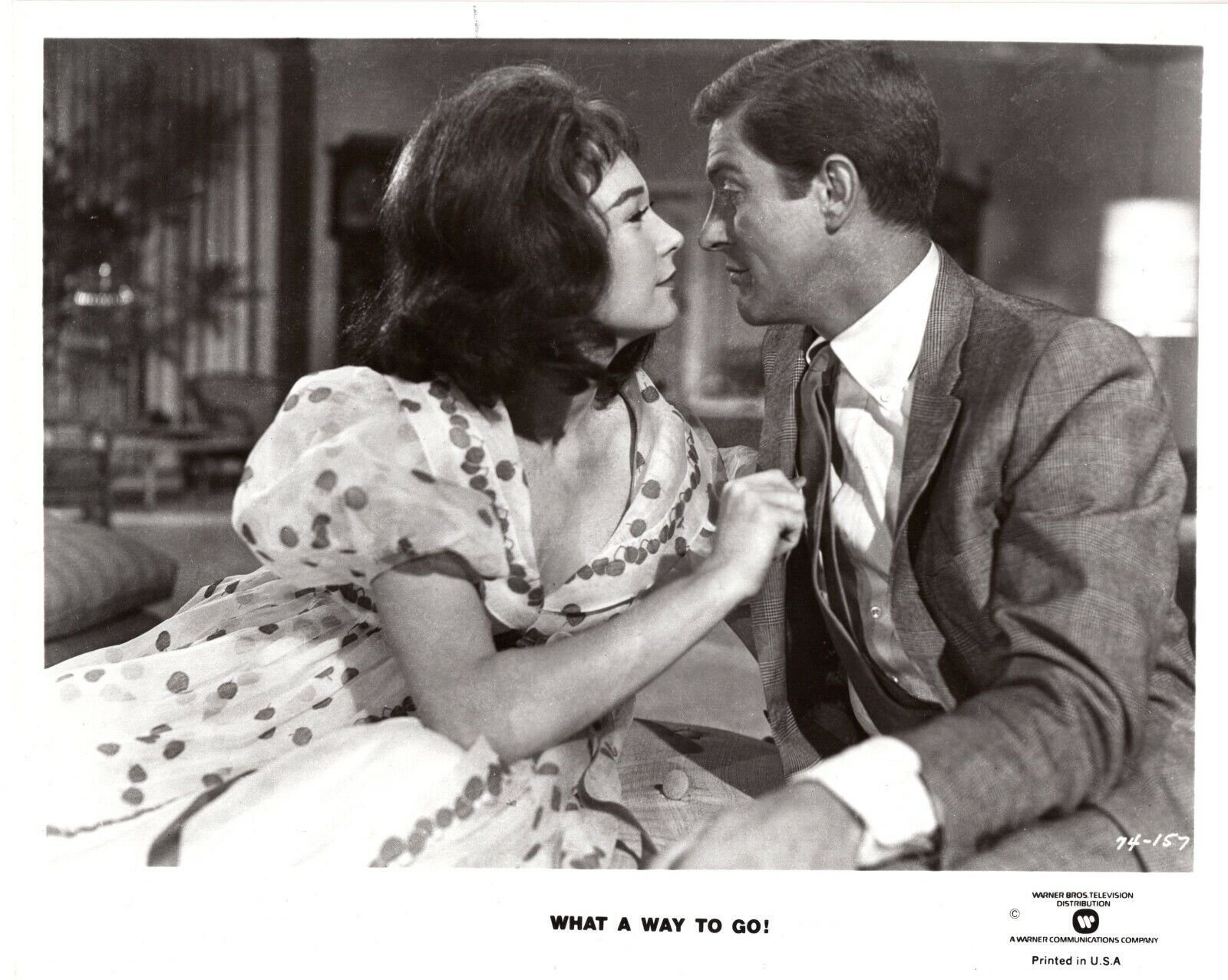 SHIRLEY MACLAINE DICK VAN DYKE 1964 Vintage Movie 8x10 Photo Poster painting WHAT A WAY TO GO