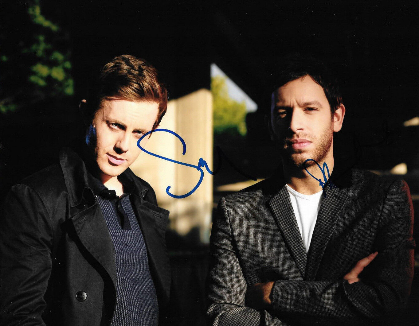 GFA British Electronic Duo * CHASE & STATUS * Signed 8x10 Photo Poster painting C3 COA