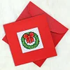 (Multi-Style) Christmas-DIY Cross Stitch Greeting Card Kit