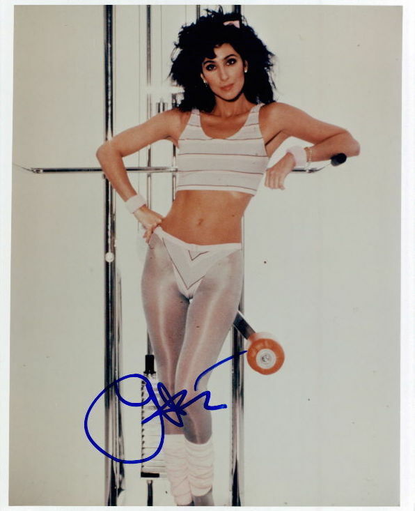 Cher in-person vintage signed 8x10 Photo Poster painting COA