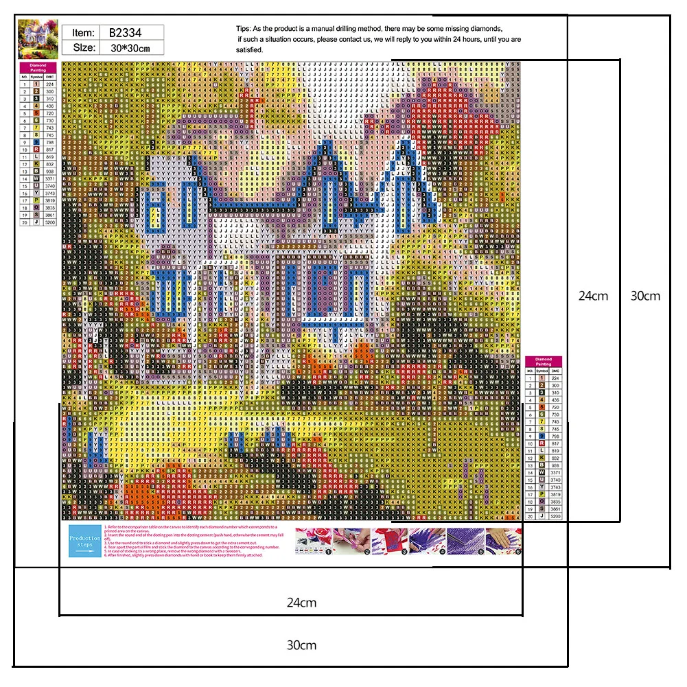 Diamond Painting - Full Round Drill - House(30*30cm)