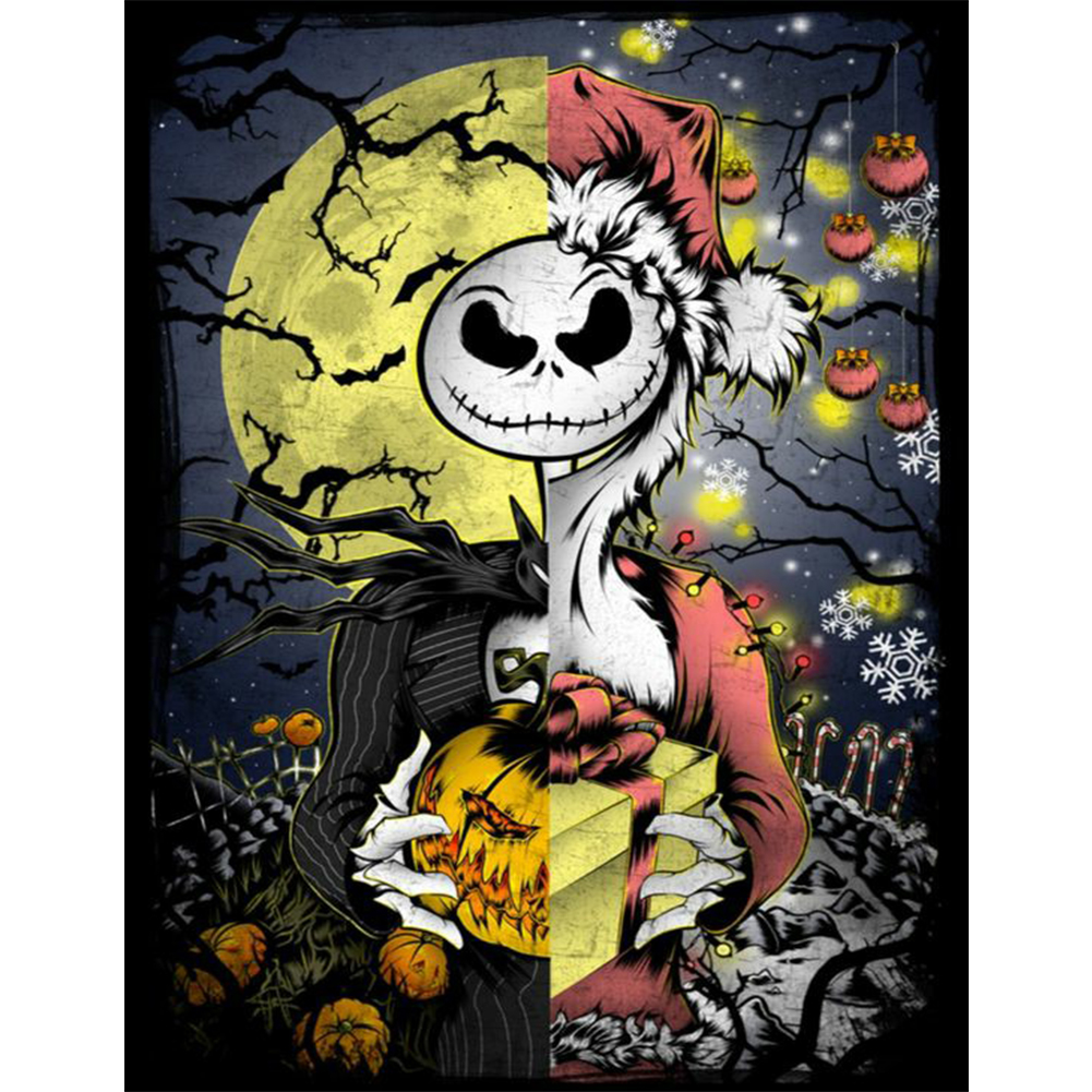 

Halloween Christmas Skull - Round Drill Diamond Painting - 40*50CM, 501 Original