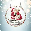 XMAS DIY Acrylic Special Shape Diamond Painting Hanging Pendant Hanging Kit