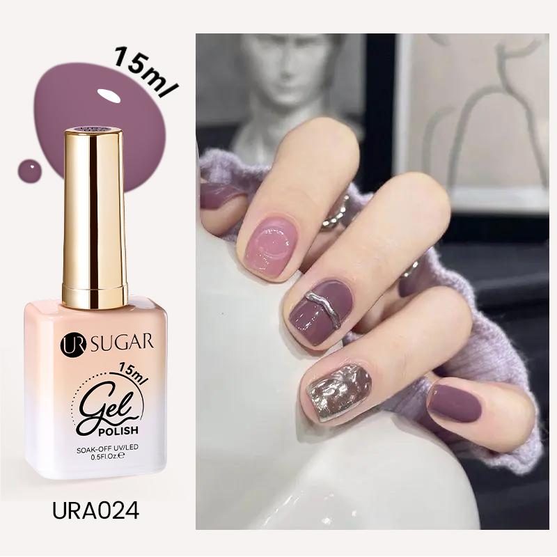 Needmkt UR SUGAR 15ml Champagne Water Light Cat Magnetic Gel Nail Polish Vernis Semi Permanent Soak Off Crystal Gel Polish For Nails