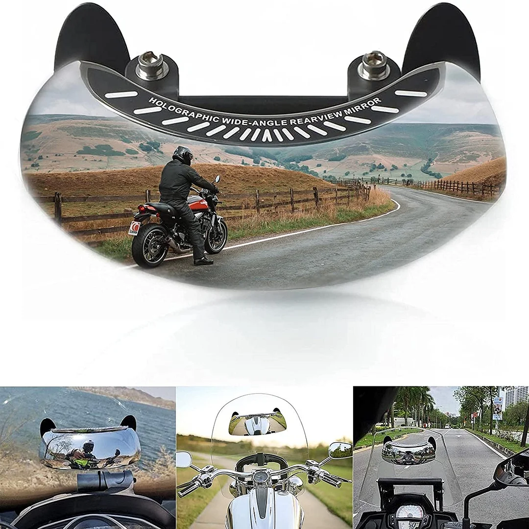180° MOTORCYCLE SAFETY MIRROR