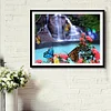 Diamond Painting -DIY Round Drill Butterfly Waterfall