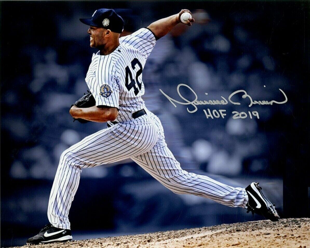Mariano Rivera Autographed Signed 8x10 Photo Poster painting ( HOF Yankees ) REPRINT