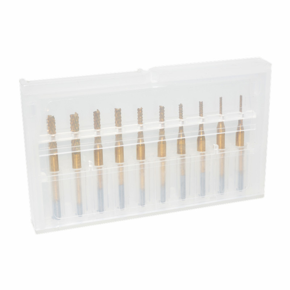 

10pcs Woodworking Engrave Milling Cutter Metal Carbide Machine Router Bits, 501 Original