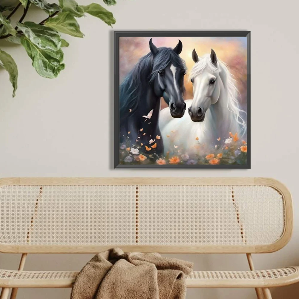 Diamond Painting - Full Round Drill - Horse(Canvas|40*40cm)