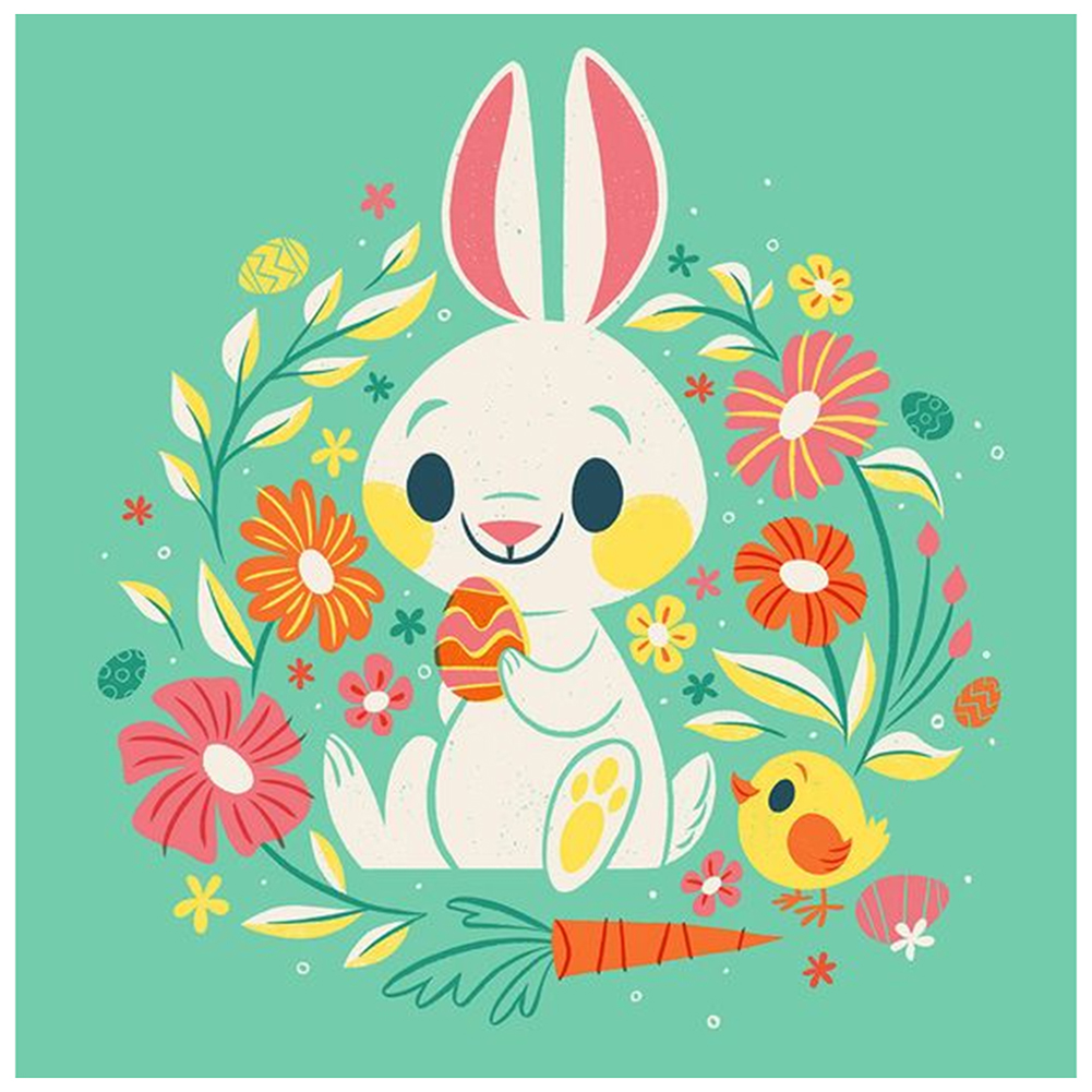 

Easter Bunny-Round Drill Diamond Painting-30*30CM, 501 Original